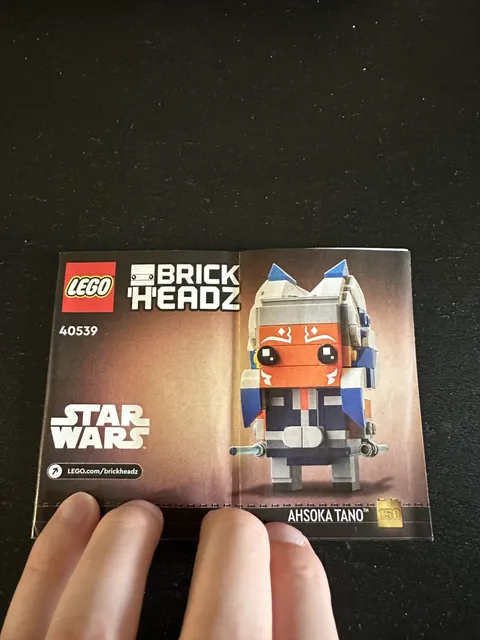 Instruction Manual Only - LEGO Disney Star Wars - BrickHeadz Ahsoka Tano 40539