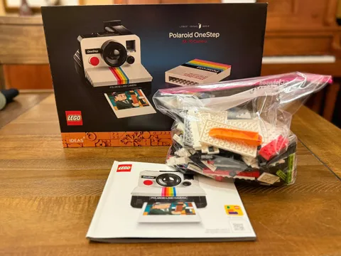 LEGO Ideas Polaroid OneStep SX-70 Camera, 21345, Used, 100% Complete