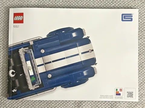 10357 LEGO Icons Shelby Cobra 427 S/C Manual, 2025, Licensed, Ford