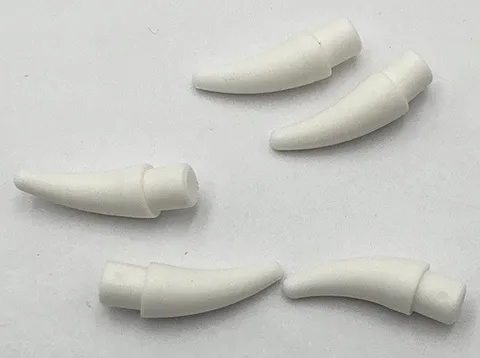 Lego 5 New White Barbs Claws Horn Tooth Small Parts