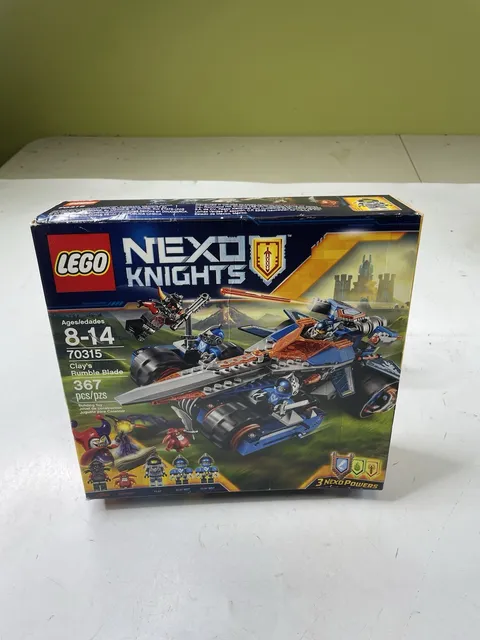 LEGO NEXO KNIGHTS: Clay's Rumble Blade (70315) Factory Sealed Ages 8-14 367 pcs
