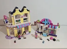 LEGO Friends Heartlake Hair Salon 41391 And Emma Fashion shop 41427 incomplete
