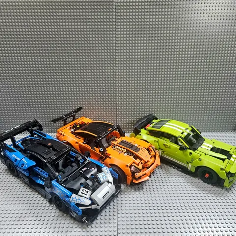 LEGO Technic Supercar Lot 42093 42123 42138 Race Cars Corvette McLaren