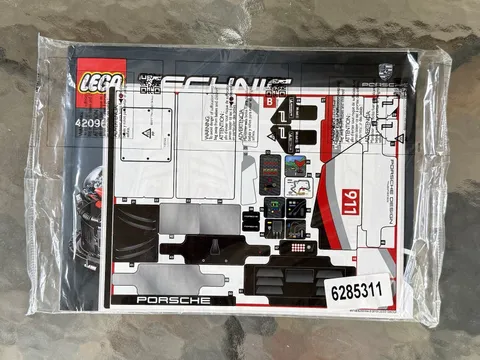 LEGO 42096 Porsche 911 RSR Stickers & Building Instructions SEALED