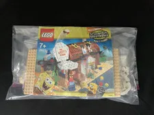 Lego SpongeBob SquarePants Set 3825 Krusty Crab Minifigures & Instructions