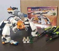 Lego Mars Mission 7649 MT-201 Ultra-Drill Walker Complete with Instructions