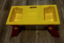Vintage LEGO 1994 Building Table Portable Storage Folding Legs Lap Tray