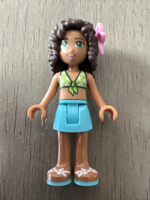 LEGO frnd0197 Friends Andrea - Medium Azure Skirt, Lime Swimsuit Top, Sunglasses
