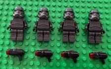LEGO Star Wars Shadow Stormtrooper Minifigure sw0603 Lot of 4 Imperial 75079