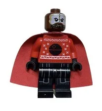 LEGO Star Wars Minifigure Red Christmas Holiday Sweater Death Star Cape As-Is 