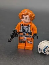 LEGO Star Wars Colonel Ward X wing pilot Flight Suit Minifigure ( 75460