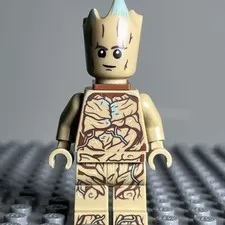 LEGO Super Heroes Minifigure - Teen Groot w/ Neck Bracket - SH0836 - 2D