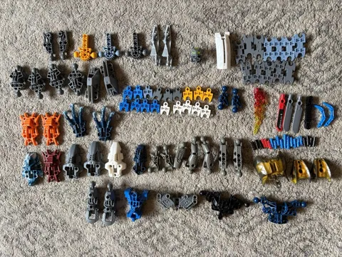 LEGO BIONICLE Bulk Lot 100 Parts Pieces