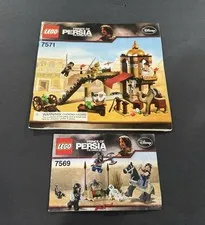 LEGO Prince of Persia Instructions Manuals Lot 7571 7569 Original Booklets