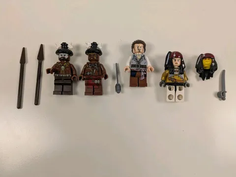LEGO Minifigures Pirates of the Caribbean - Zombie, Jack Sparrow & Will Turner