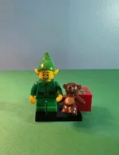 LEGO Minifigures Series 11 Holiday Elf Minifigure with Bear & Gift
