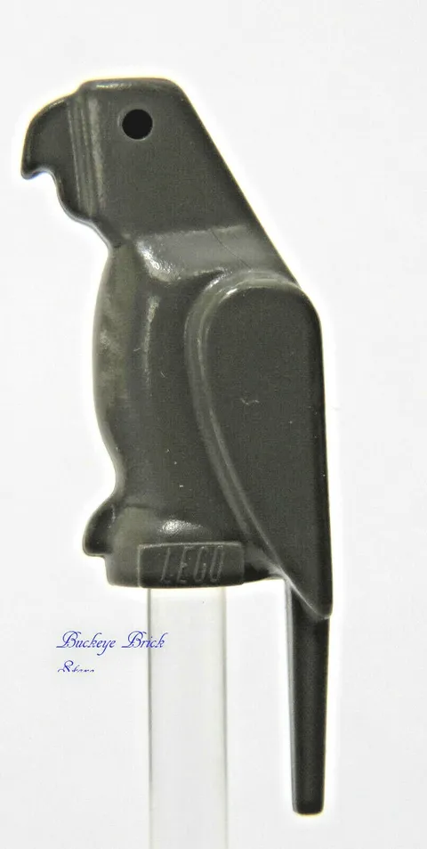 NEW Lego DARK GRAY PARROT Staute Boy/Girl Pirate Pet Minifig Animal Bird