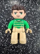 Lego Duplo Figure Sandman Spiderman green beige
