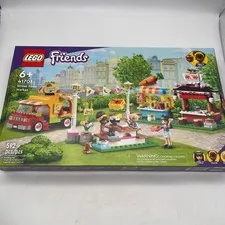 LEGO Friends Street Food Market Building Play Set 41701 NEW NIB 