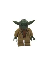 LEGO Star Wars Yoda Minifigure - Yoda Set, Plastic, Ages 6+ Tan Robe