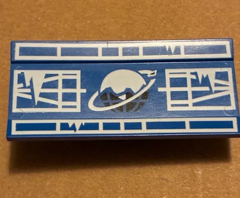 Vintage 1993 LEGO Hinge Panel 6x3 Part #2440pb004 From Ice Station Odyssey Set