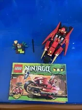 LEGO 9441 Kai's Blade Cycle  Nearly Complete w/Minifigures & Instructions