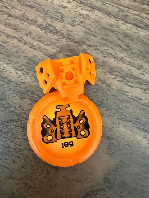 LEGO Bionicle Disk of Time and Orange Vahi Mask of Time