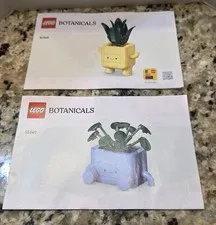 Lego Botanical Happy Plants 10349 (Instruction Manuals Only) Book Booklet