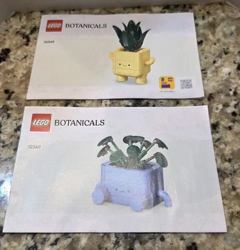 Lego Botanical Happy Plants 10349 (Instruction Manuals Only) Book Booklet