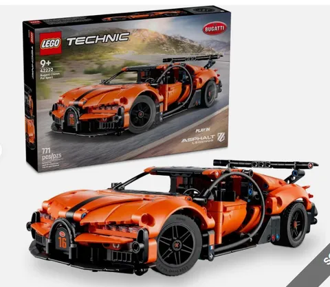 LEGO® Technic Bugatti Chiron Pur Sport Hypercar Ashpalt Legends 42222 771 pcs