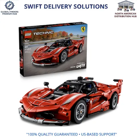 LEGO Technic 42212 Ferrari FXX K Race Car Toy Building Set 897 Pcs Ages 10+ New
