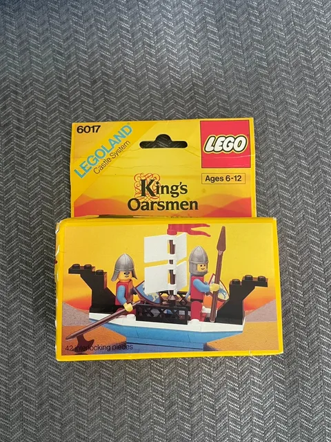 LEGO 6017 Legoland Castle King's Oarsmen Brand New & Sealed Retired Boat！
