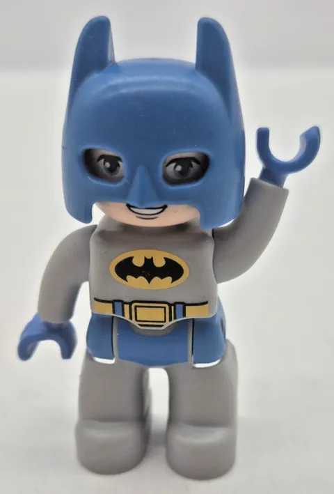 LEGO Duplo DC Batman with Blue Cape and Mask Figure Only SUPER RARE
