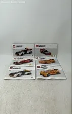 Lot Of 6 Pcs Assorted Lego Speed Mixed Variety Instruction Manuals For Age 3+