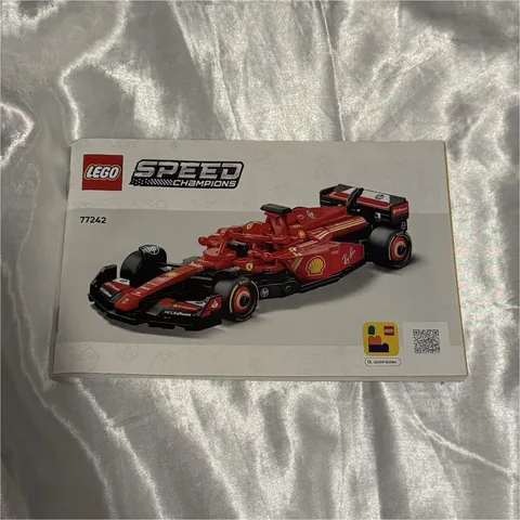 LEGO Speed Champions 77242 Ferrari SF-24 F1 Race Car Manual Booklet MANUAL ONLY