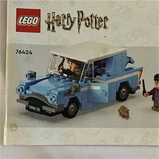 LEGO Flying Ford Anglia 76424 Harry Potter Illustrated Instruction Manual