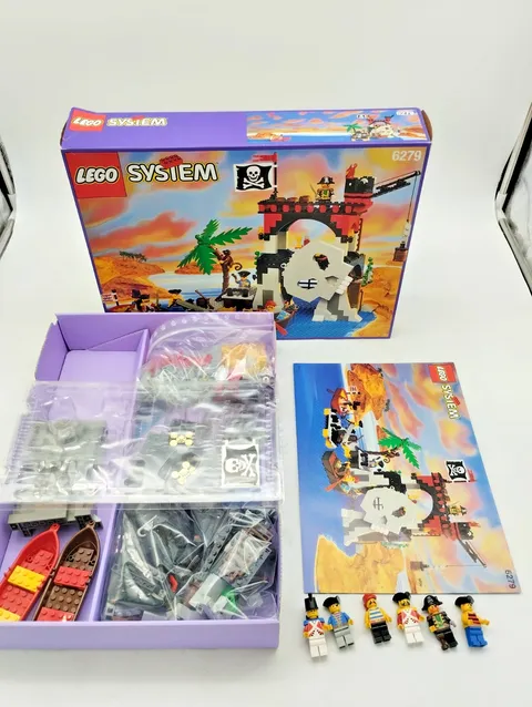LEGO 6279 Skull Island VERY GOOD INLAY ORIGINAL BOX BOX Pirates 6285 6286 6289