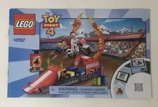 Lego 10767 TS4 Duke Caboom's Stunt Show Instruction Manual Book Only - No Bricks