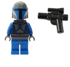 Lego Star Wars Mandalorian 9414 Minifigure with Gun No jetpack New D46