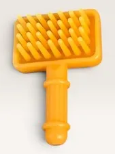 SuperStar Barbie Vintage YELLOW Brush LOL OMG Clone Bratz Fashion Hairbrush