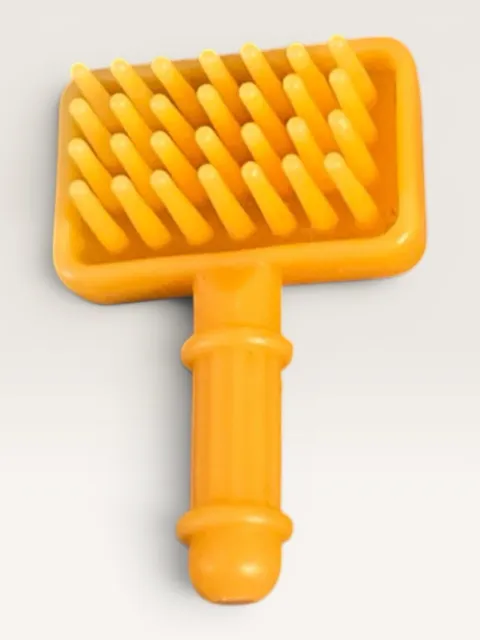 SuperStar Barbie Vintage YELLOW Brush LOL OMG Clone Bratz Fashion Hairbrush