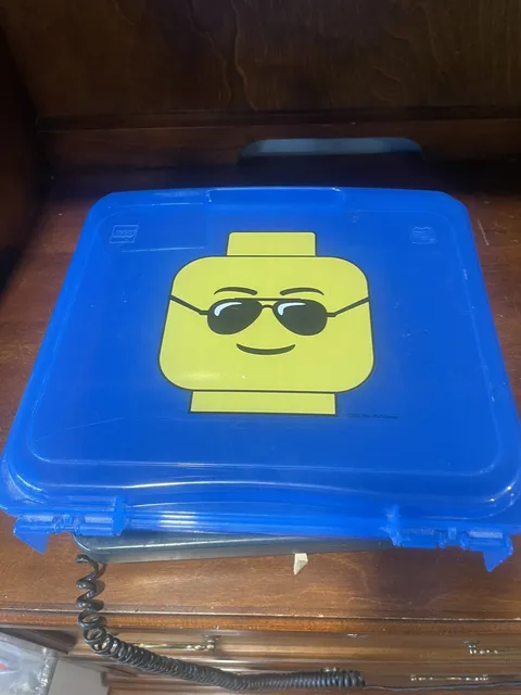 Lego Licensed Blue Storage Case 12” x 13” 2013