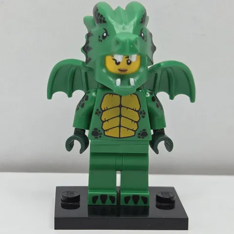 Lego Green Dragon Costume Minifigure Collectible Series 23 71034 CMF Complete