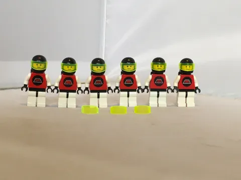 Space LEGO M-Tron 6x Minifigures Various Accessories Vintage