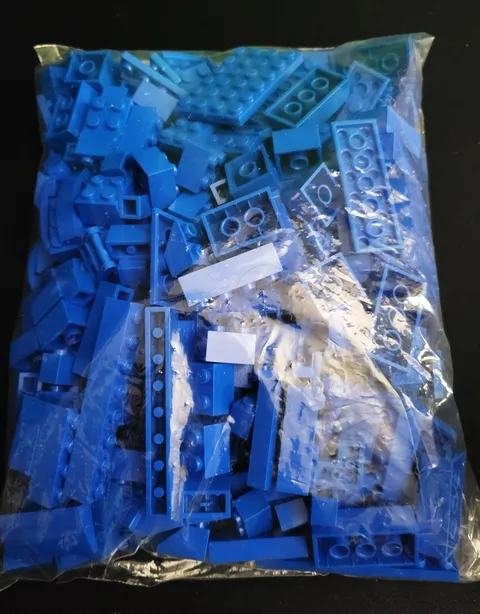 LEGO By The Pound Blue Bricks 14 oz Bag