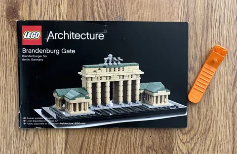 Lego Architecture 21011 Brandenburg Gate Manual Only w/ Free Brick Separator