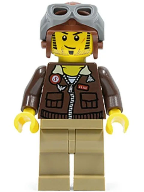 LEGO® Minifig pha001 - Jake Raines - Aviator Jacket