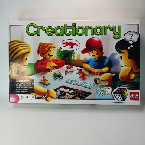 LEGO Creationary Board Game for Ages 7 and Up Set Boxed Incomplete