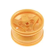 1x LEGO Technic Wheel Rim 43.2x26 Pearl Gold 3 Pin Holes 4297499 41896