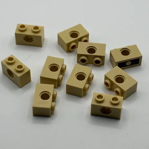 LEGO 3700 Brick, 1 x 2 (10pcs) - Tan